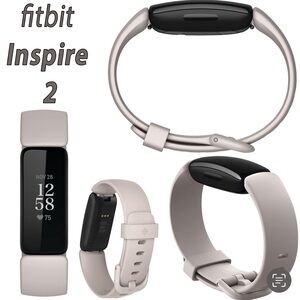 Fitbit Inspire 2 Fitness Tracker - Black and Cream